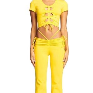 I.AM.GIA Yellow Set (top & pants)